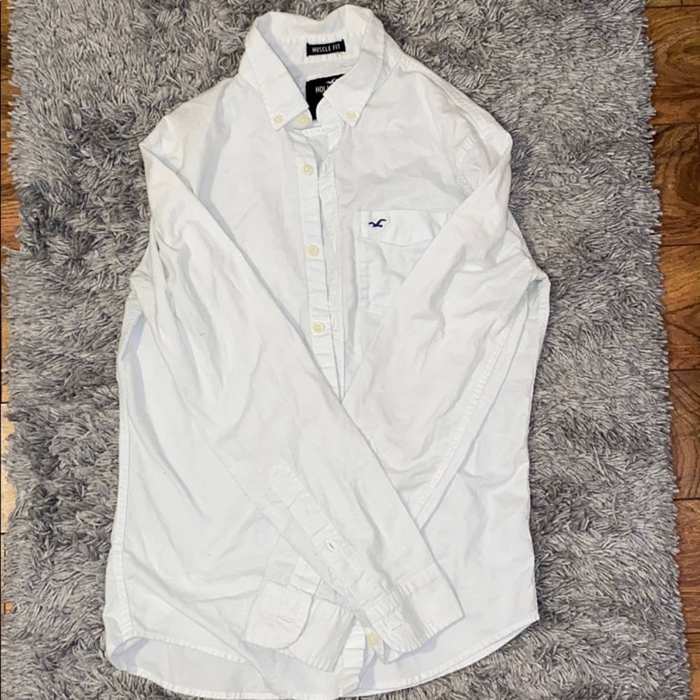4 for $12 White hollister button down